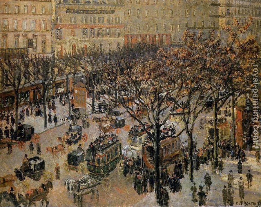 Camille Pissarro : Boulevard des Italiens, Morning, Sunlight